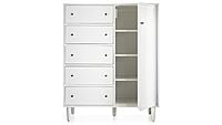 Tokyo Chest Of Drawers With Door In White Tokyo Chest Of Drawers With Door In White