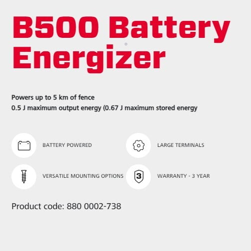 Battery Energizer B500