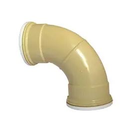 Bend ribbed 87.5 deg 110mm