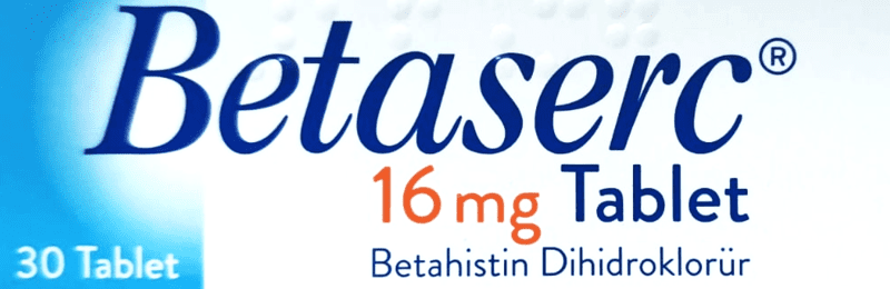 BETASERC 16 MG (BRAND FROM TURKEY)- 30 TABLETS BETASERC 16 MG (BRAND FROM TURKEY)- 30 TABLETS