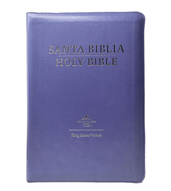 Biblia Bilingüe Color Morada Biblia Bilingüe Color Morada