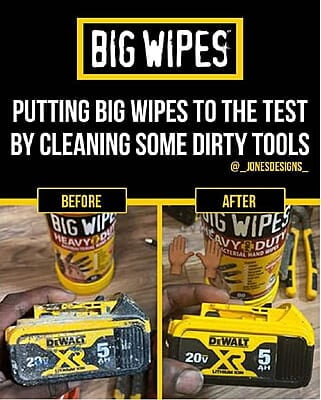Big Wipes Heavy Duty Hand Wipes 80 ct. Tub Big Wipes Heavy Duty Hand Wipes 80 ct. Tub