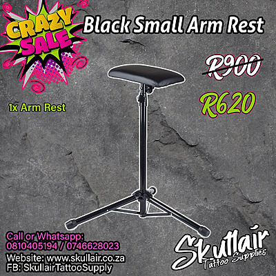Satin Black Arm Rest Tripod