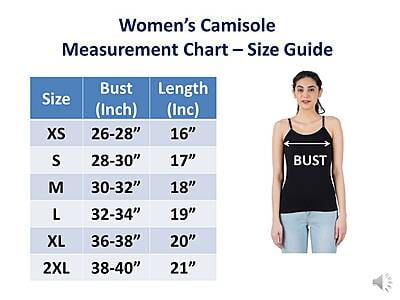 Camisole /Tank Top / Slips - Black