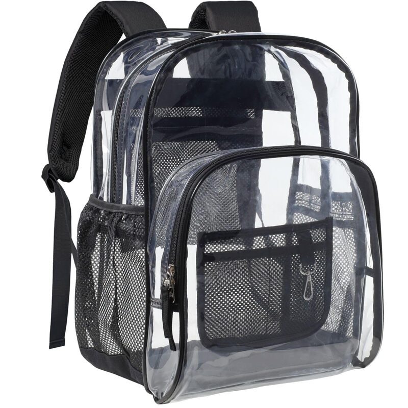 Black Transparent Backpack Black Transparent Backpack
