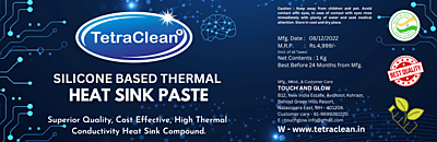 Tetraclean Heat Sink Paste | Thermal Paste | Heat Sink Grease | White Thermal Paste High Temperature Compound | Used for PC, CPU, GPU, Chipset, and for Ovens Cooling Tetraclean Heat Sink Paste | Thermal Paste | Heat Sink Grease | White Thermal Paste High Temperature Compound | Used for PC, CPU, GPU, Chipset, and for Ovens Cooling