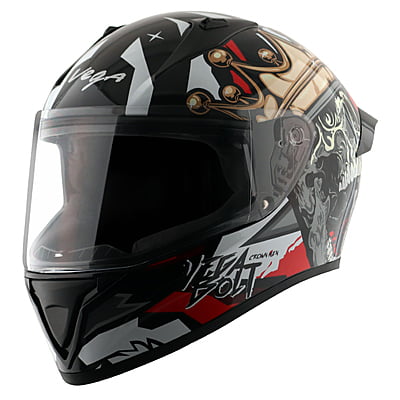 VEGA BOLT CROWN DULL BLACK RED M/V (L)