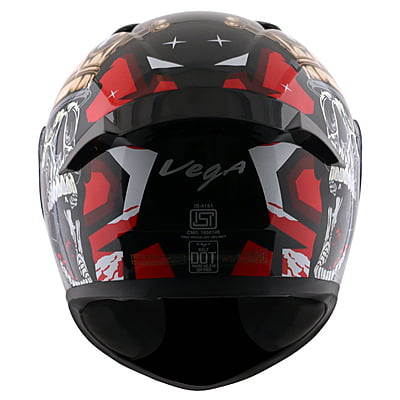 VEGA BOLT CROWN MEN BLACK RED M/V (L)