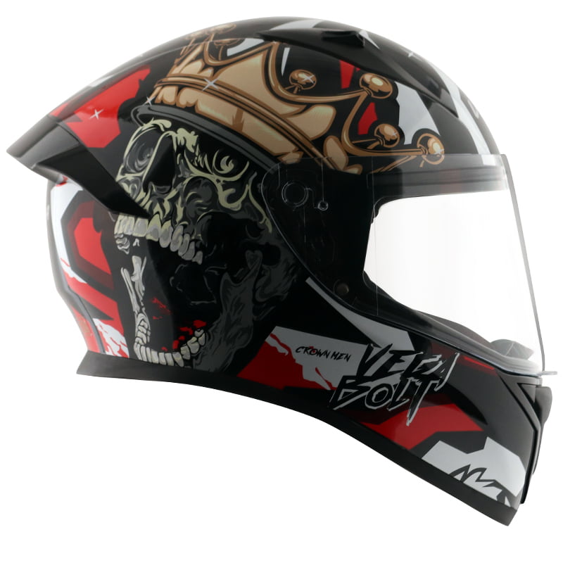 VEGA BOLT CROWN DULL BLACK RED M/V (L)