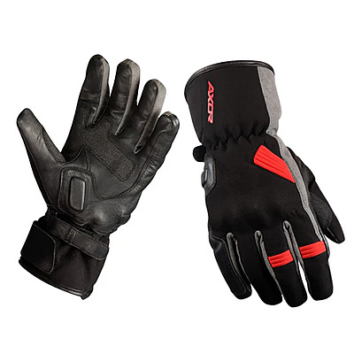 AXOR RIDING GLOVES SELA (WATERPROOF GLOVES) BLACK/GREY M