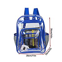 Blue Transparent Backpack Blue Transparent Backpack