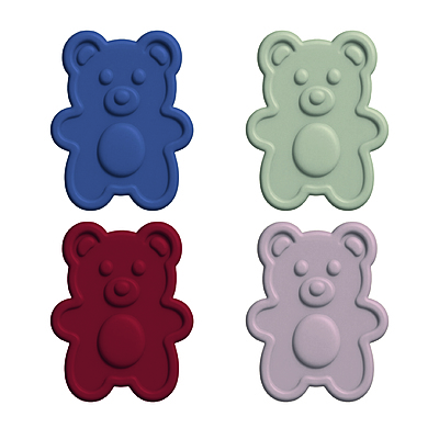 Boton Infantil Oso paquete x 50 unidades colores surtidos Boton Infantil Oso paquete x 50 unidades colores surtidos