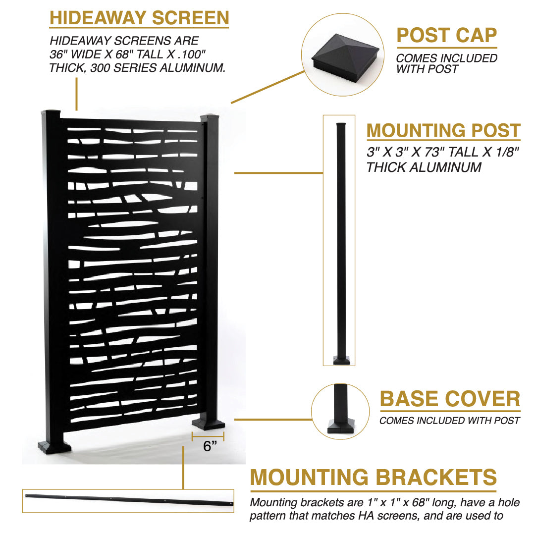 Branch Privacy Screen Panel Branch Privacy Screen Panel
