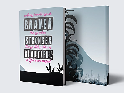 Braver Stronger Beautiful | Premium Motivational Notebook Braver Stronger Beautiful | Premium Motivational Notebook