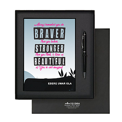 Braver Stronger Beautiful | Premium Motivational Notebook Braver Stronger Beautiful | Premium Motivational Notebook