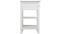 William Bedside Table in White William Bedside Table in White