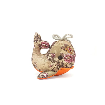 Cá Voi, Size Nhỏ - Thủ Công Nhồi Bông, Vải Cotton