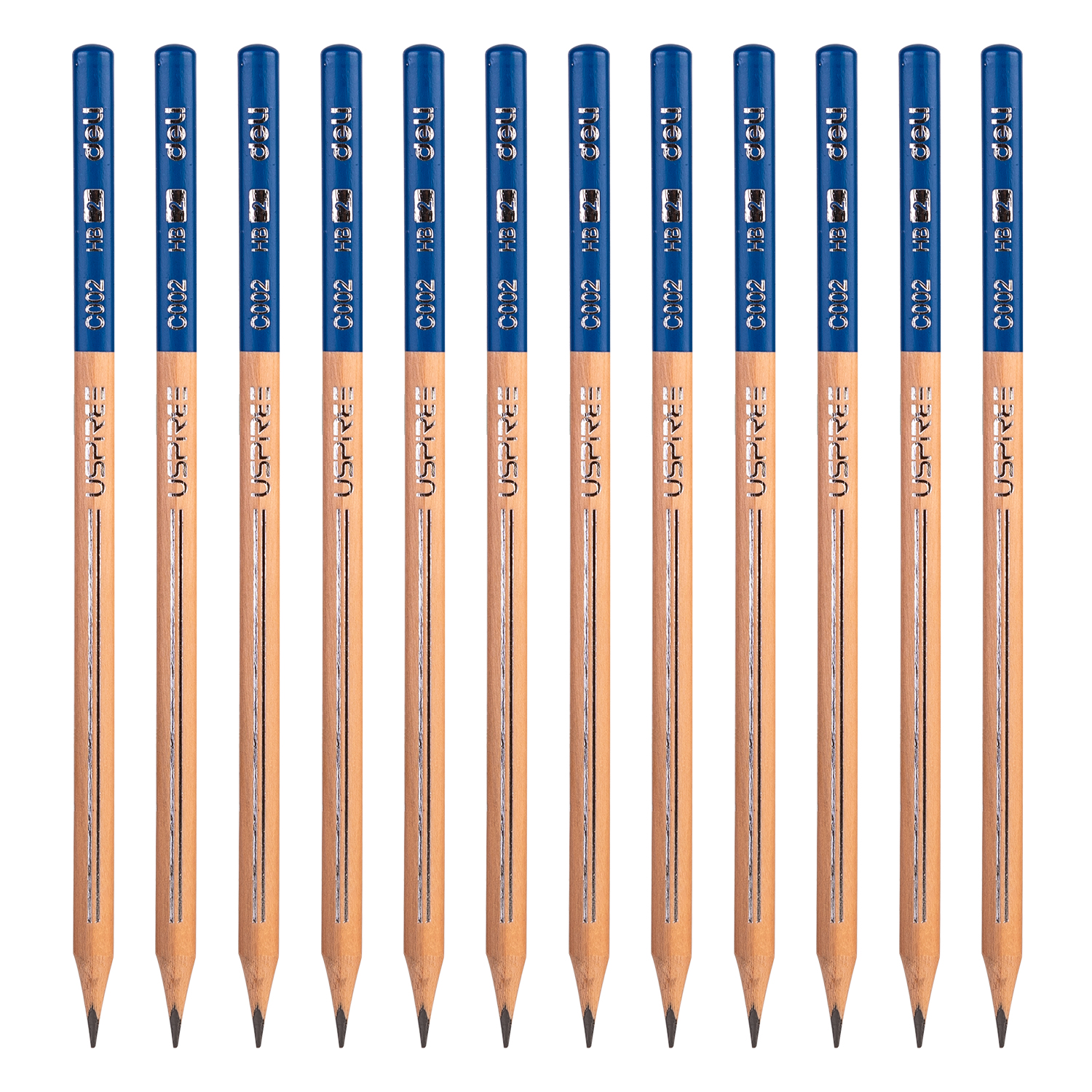 DELI C002-HB USPIRE GRAPHITE PENCILS