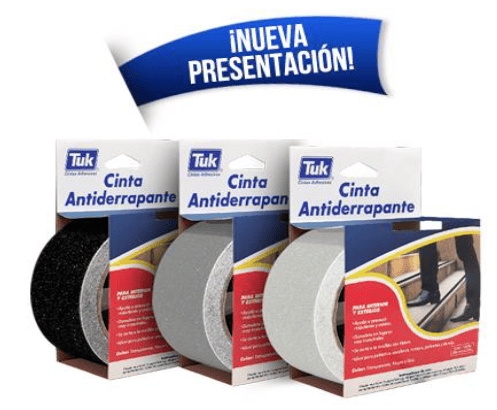 CINTA ANTIDERRAPANTE NEGRA 2" X 5 MTS