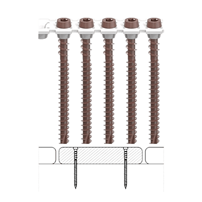 CAMO Collated Face Deck Screws for Composite