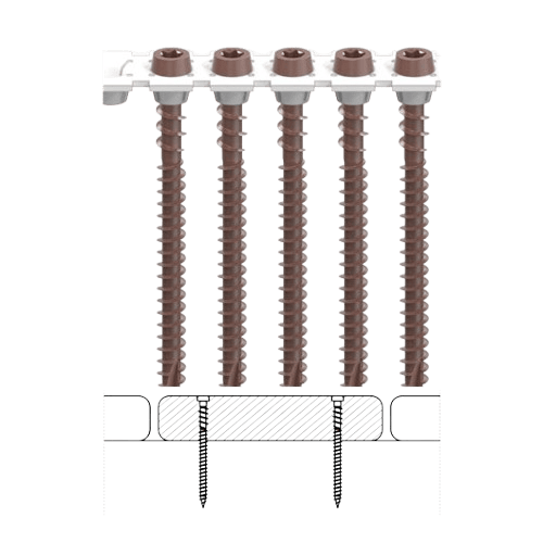 CAMO Collated Face Deck Screws for Composite