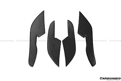 2013–2018 Audi RS6 Avant BS Style Carbon Fiber Front Canards | Aero Enhancements