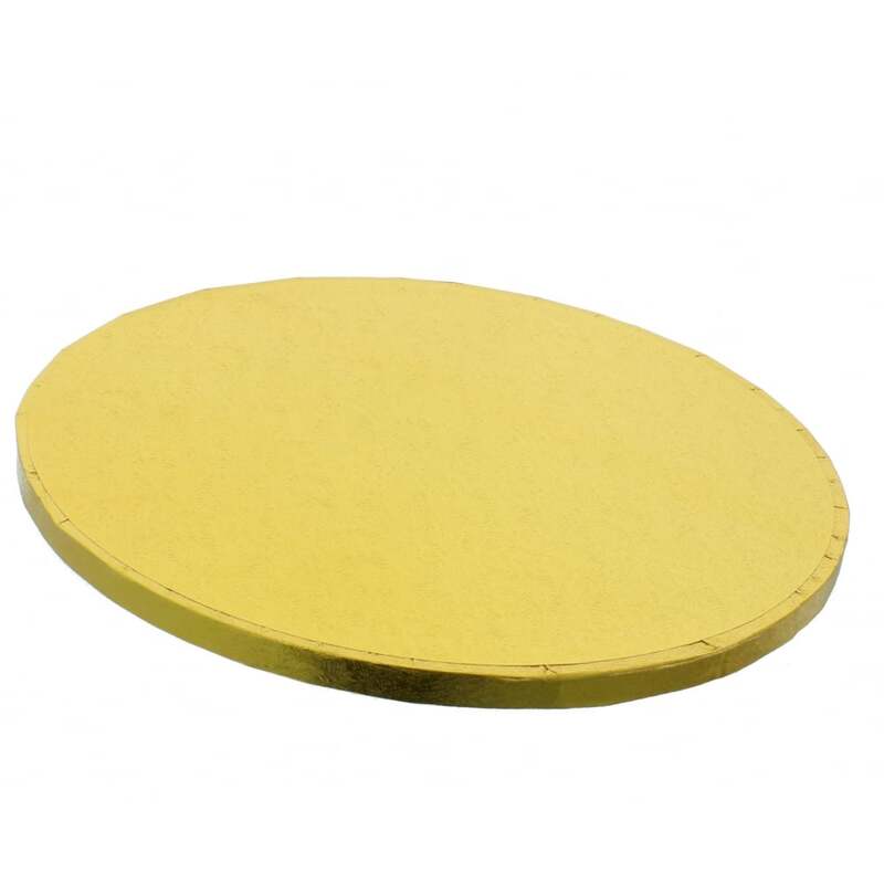 GOLD CAKE BOARD ROUND 10" (PCS)