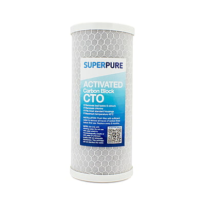 SUPERPURE 10 inch Big Blue Carbon Block Water Filter Replacement Cartridge
