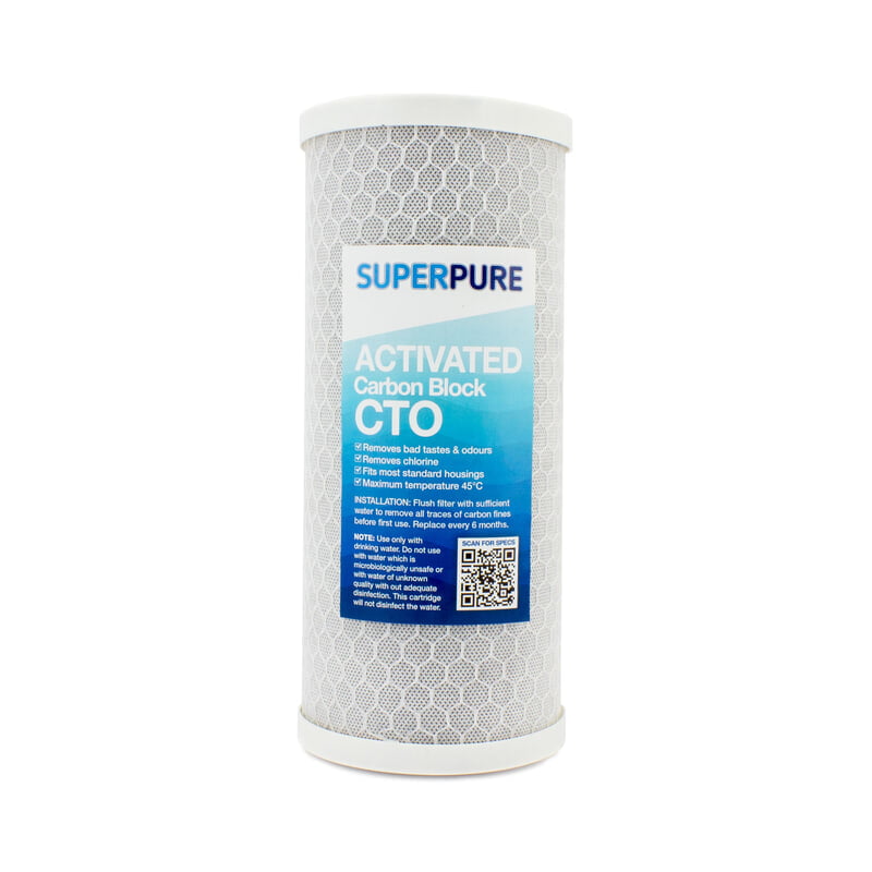 SUPERPURE 10 inch Big Blue Carbon Block Water Filter Replacement Cartridge SUPERPURE 10 inch Big Blue Carbon Block Water Filter Replacement Cartridge