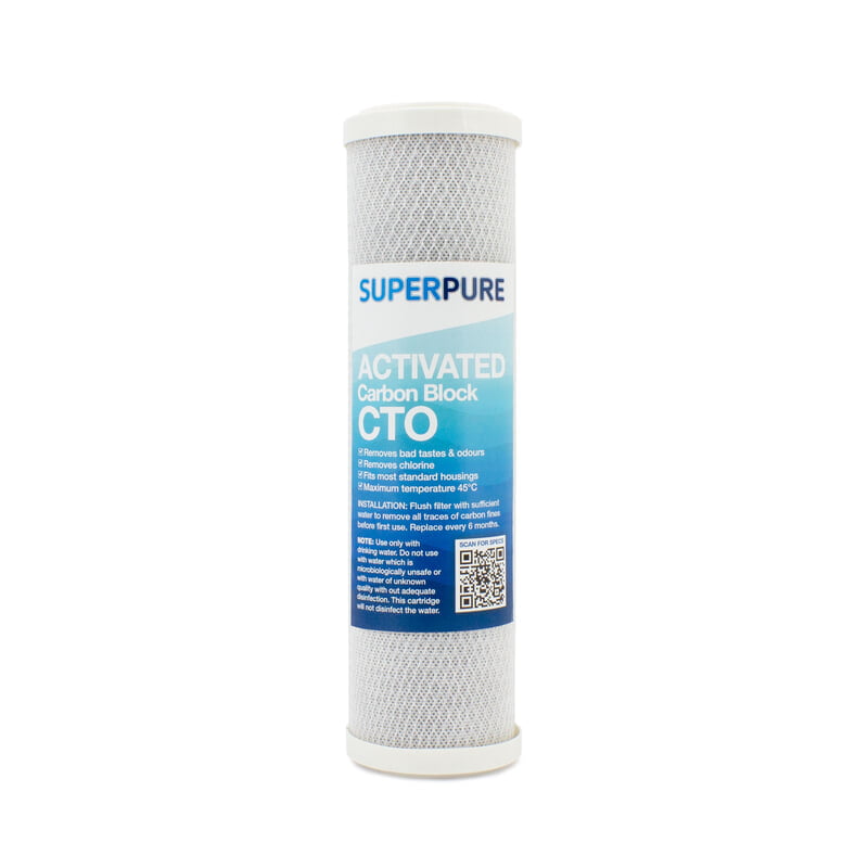 SUPERPURE 10 inch Carbon Block Water Filter Replacement Cartridge SUPERPURE 10 inch Carbon Block Water Filter Replacement Cartridge