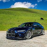 BMW G8X G80 G82 M3 M4 3-Piece Carbon Fiber Race Lip Splitter (2021+)