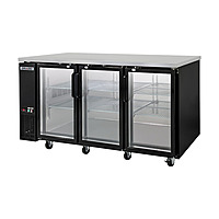 Contra barra refrigerada 3 puertas de cristal