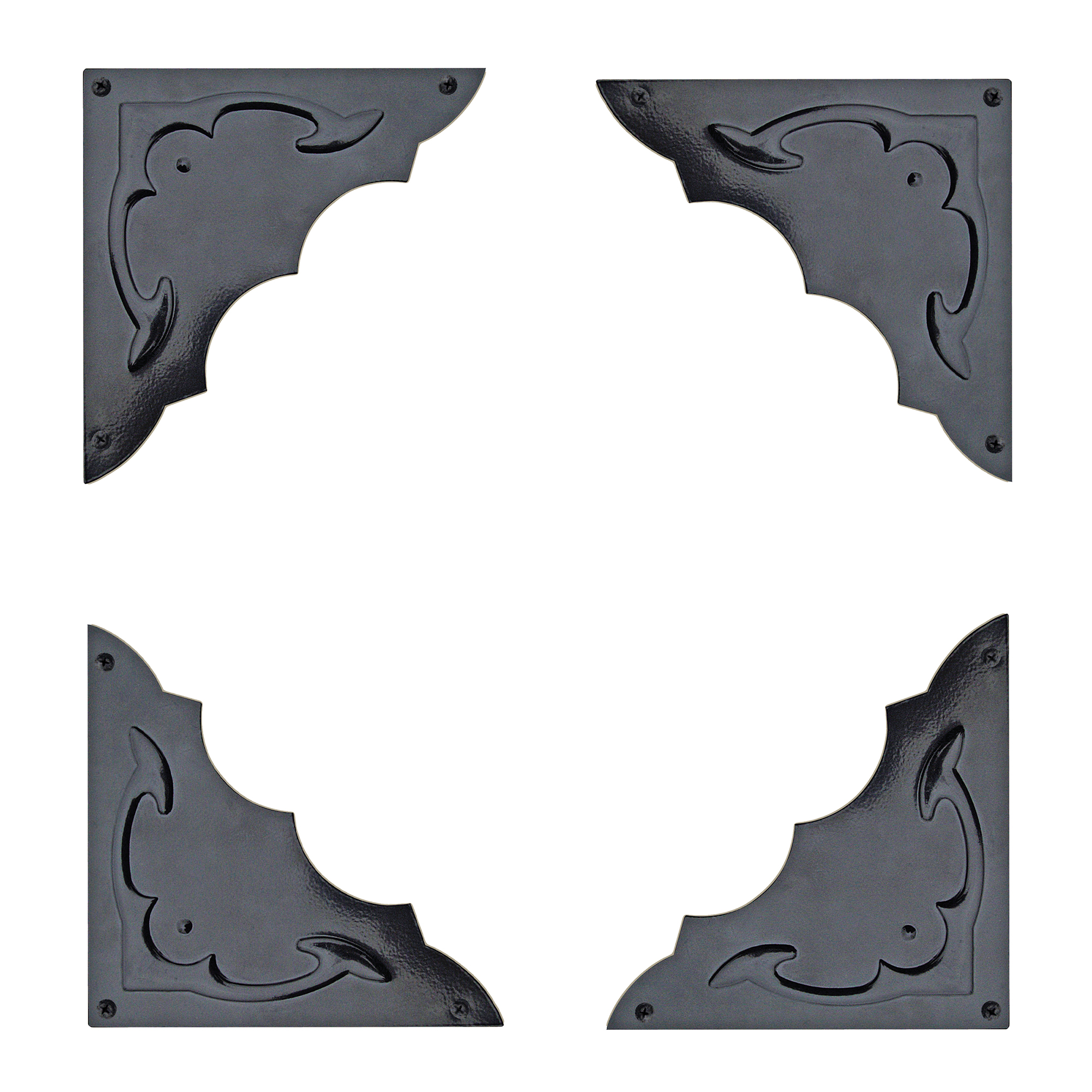 Fence & Gate Black Cast Aluminum Inserts Corners Fence & Gate Black Cast Aluminum Inserts Corners