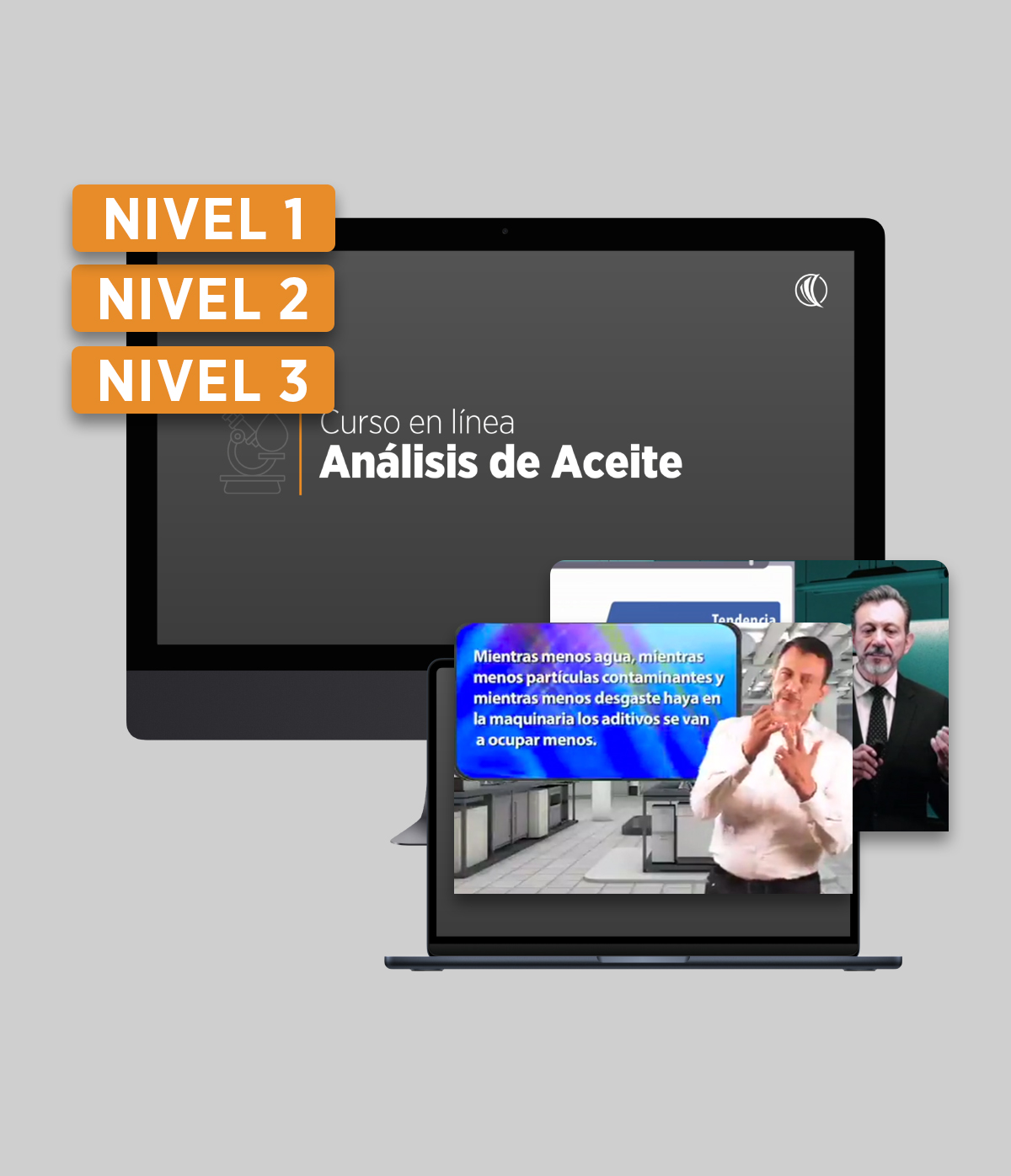 Paquete de cursos en línea: Análisis de aceite niveles 1, 2 y 3 Paquete de cursos en línea: Análisis de aceite niveles 1, 2 y 3