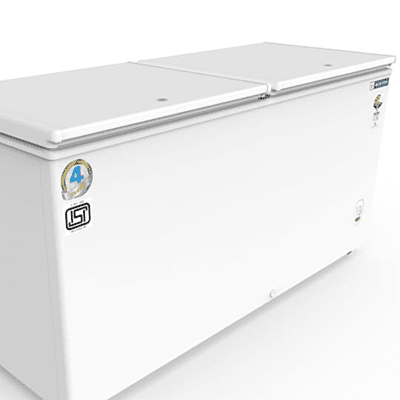 Technician Installing the Blue Star CF3-300MPW Deep Freezer in a Restaurant Technician Installing the Blue Star CF3-300MPW Deep Freezer in a Restaurant