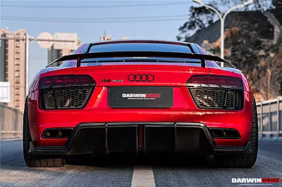 Audi R8 GEN2 & GEN3 Coupe GT Style Carbon Fiber Trunk Wing | High-Mount Motorsport Spoiler Audi R8 GEN2 & GEN3 Coupe GT Style Carbon Fiber Trunk Wing | High-Mount Motorsport Spoiler