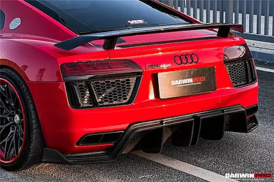 Audi R8 GEN2 & GEN3 Coupe GT Style Carbon Fiber Trunk Wing | High-Mount Motorsport Spoiler Audi R8 GEN2 & GEN3 Coupe GT Style Carbon Fiber Trunk Wing | High-Mount Motorsport Spoiler