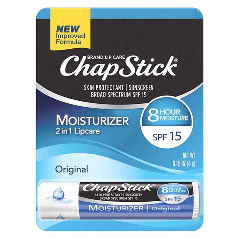 CHAPSTICK LIP BALM 1 CT BLISTER MOISTURE CHAPSTICK LIP BALM 1 CT BLISTER MOISTURE