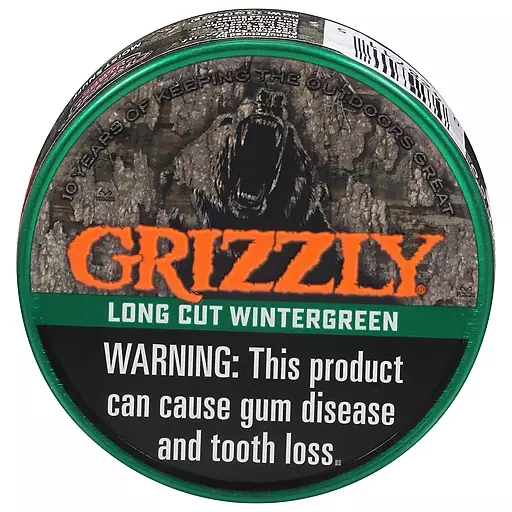 CHEWING TOBACCO GRIZZ LC WINTERGREEN CHEWING TOBACCO GRIZZ LC WINTERGREEN