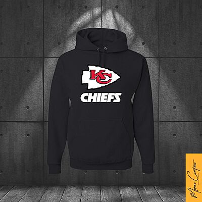 Hoodie noir - Chiefs Kansas City Hoodie noir - Chiefs Kansas City