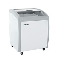 Congelador paletero curvo puerta de cristal 160 Litros