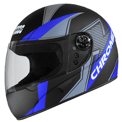 STUDDS CHROME SUPER D5 MATT BLACK N1 BLUE C/V (L)