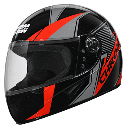 STUDDS CHROME SUPER D5 MATT BLACK N2 RED C/V (L)