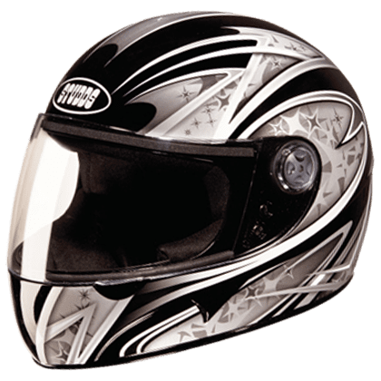 STUDDS CHROME DECOR D2 BLACK N4 GREY L