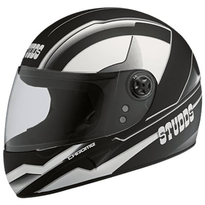 STUDDS CHROME DECOR D4 MATT BLACK N4 GREY L