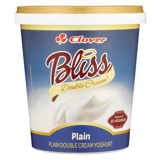 CLOVER BLISS DOUBLE CREAM PLAIN 6X1KG