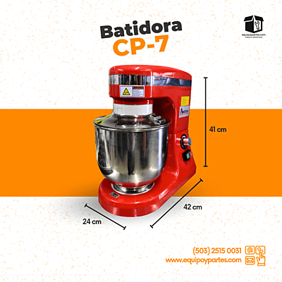 CP-7 PRO RED FOOD MIXER 7 LITER