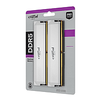 Crucial Pro DDR5 6000MHz 32GB Overclocking Memory Kit – White