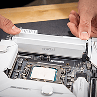 Crucial Pro DDR5 6400MHz 32GB Overclocking Memory Kit - White