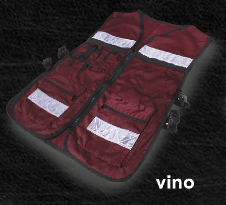 CHALECO RESCATISTA CIN ZIPER NEGRO  BY LACK